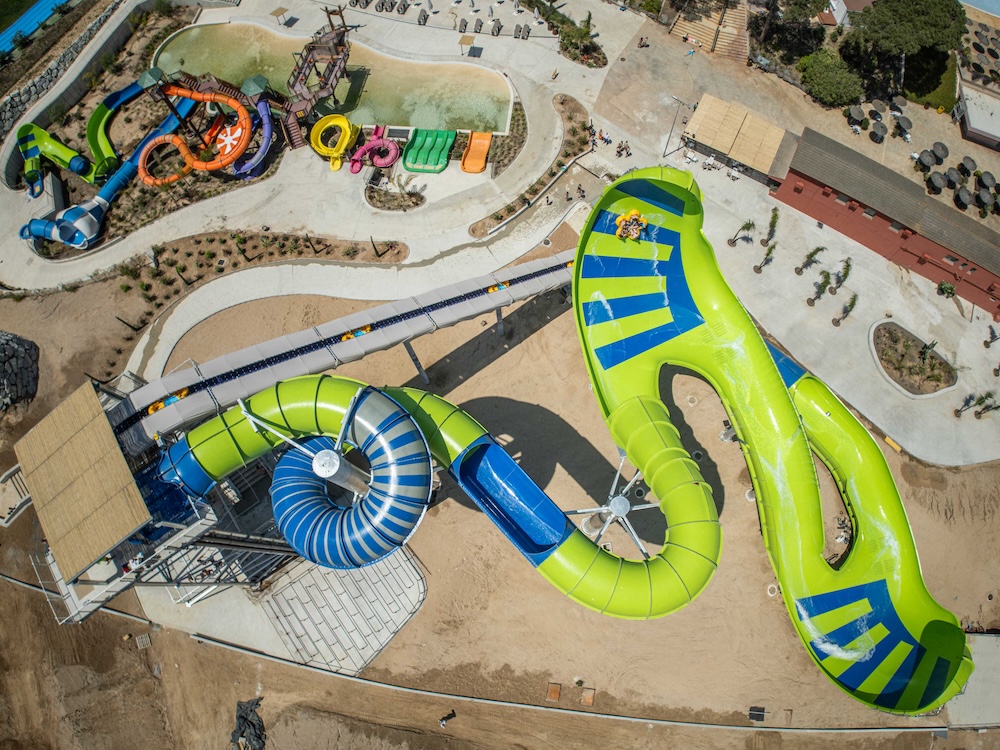 Pogled iz zraka na Water World Lloret de Mar