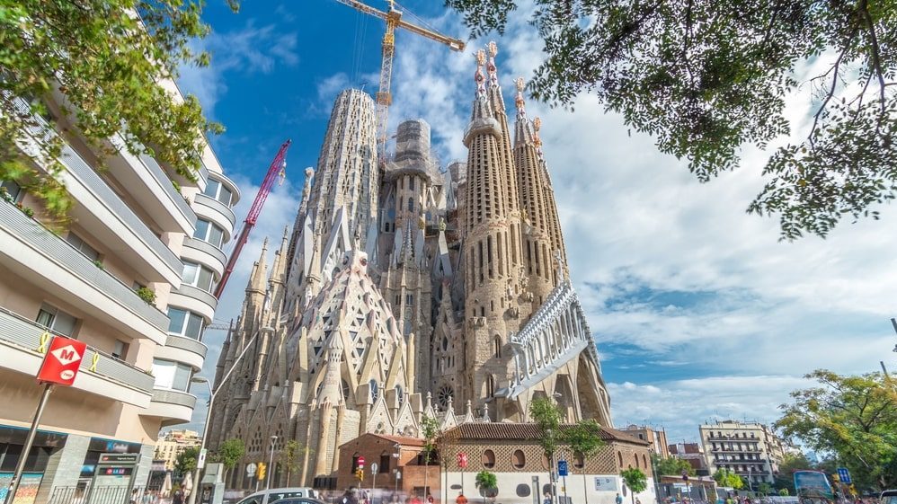 Sagrada Familia v Barceloni, ena najbolj prepoznavnih znamenitosti Katalonije