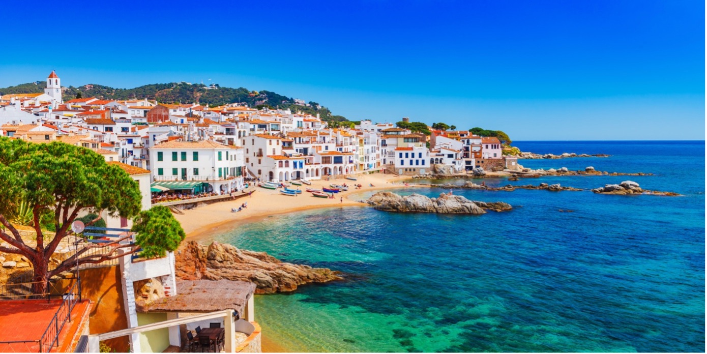 Plaža v Blanesu na Costa Bravi