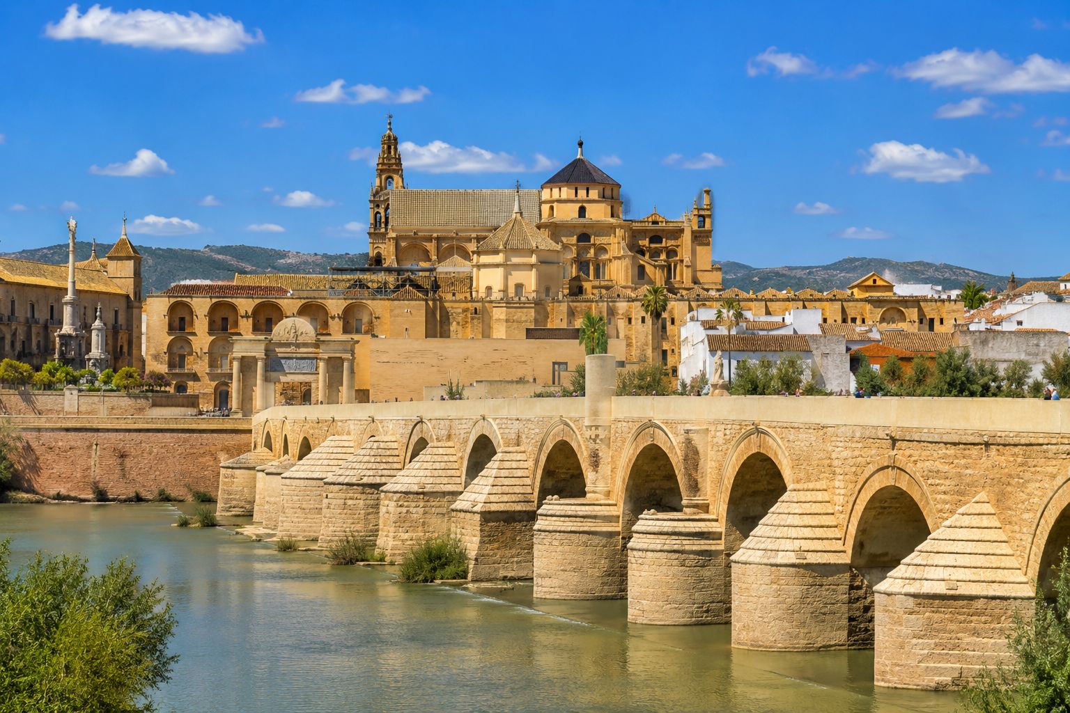 Mezquita in staro mestno jedro Córdobe v Andaluziji
