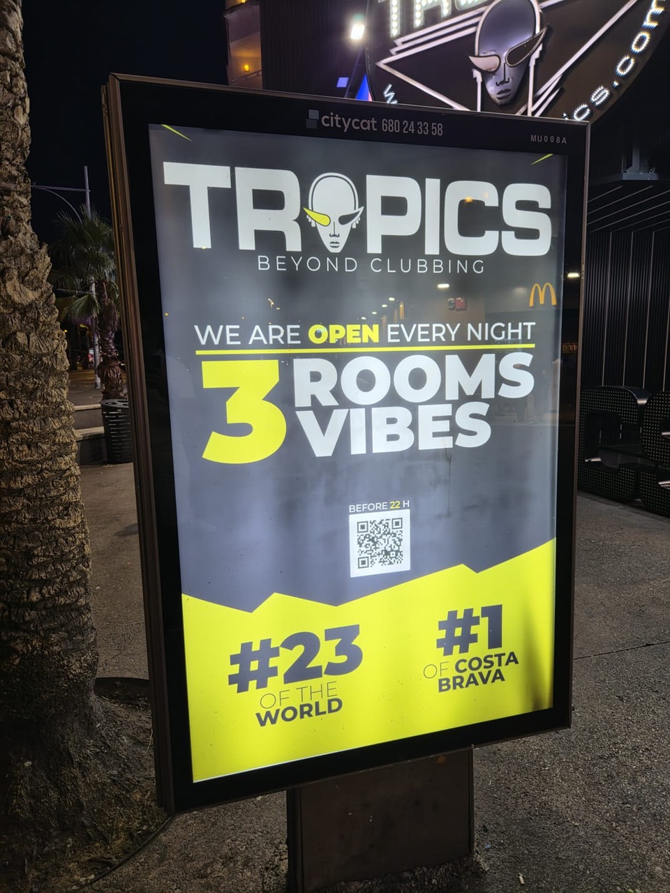 Tropics v Lloret de Maru – za tiste večere, ko se ti še ne gre spat.