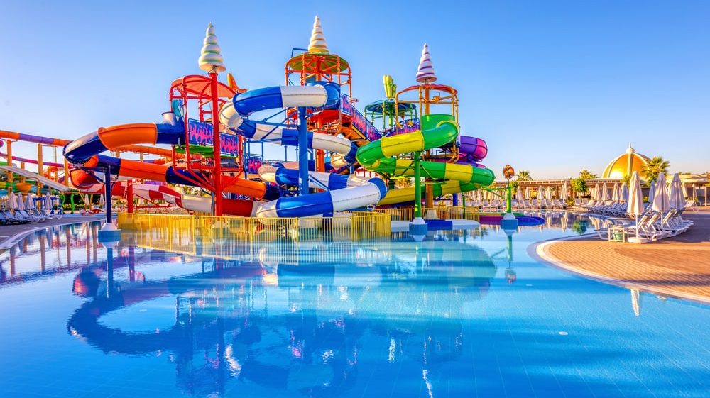 Hotelski bazeni in all inclusive resort v Šarm el Šejku pozimi