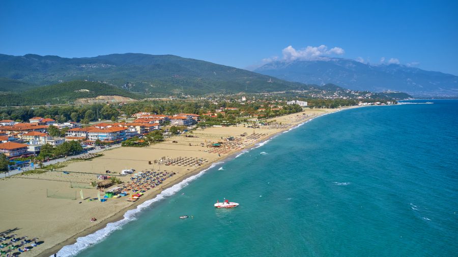 Obala Olimpijske riviere v severni Grčiji