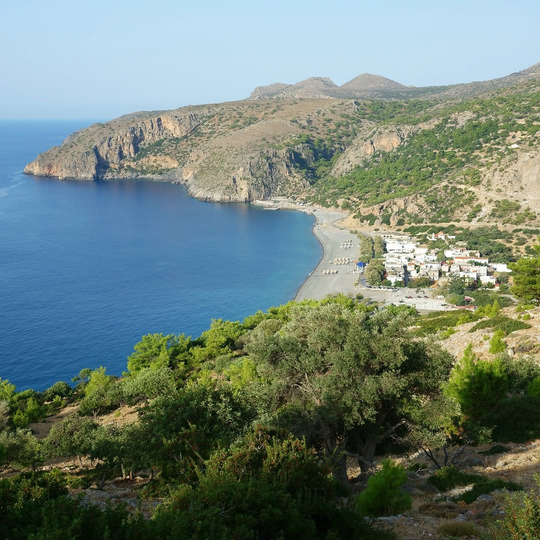 Sougia Kreta dolga plaža in mirno morje