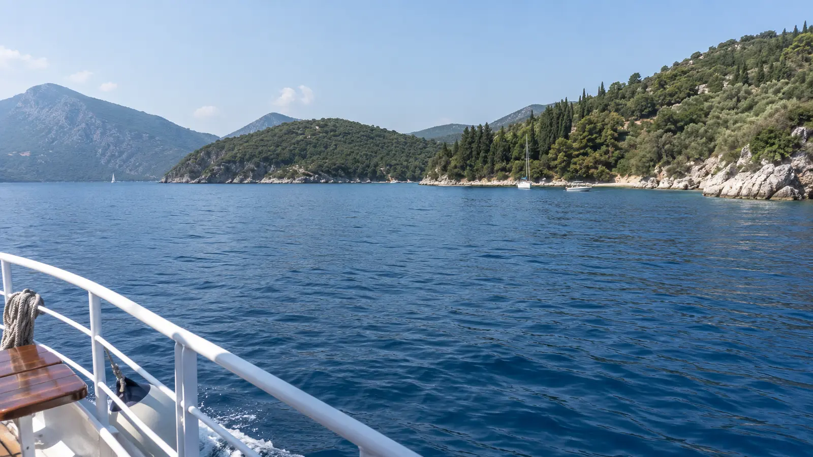 Izlet z ladjico iz Nidrija na Lefkasu