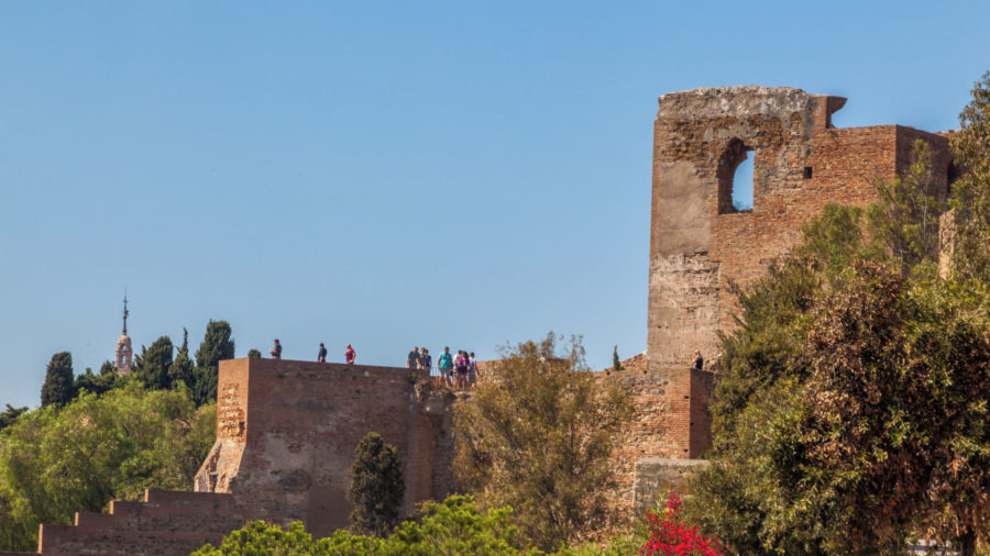 Alcazaba v Malagi in zgodovinska muslimanska trdnjava
