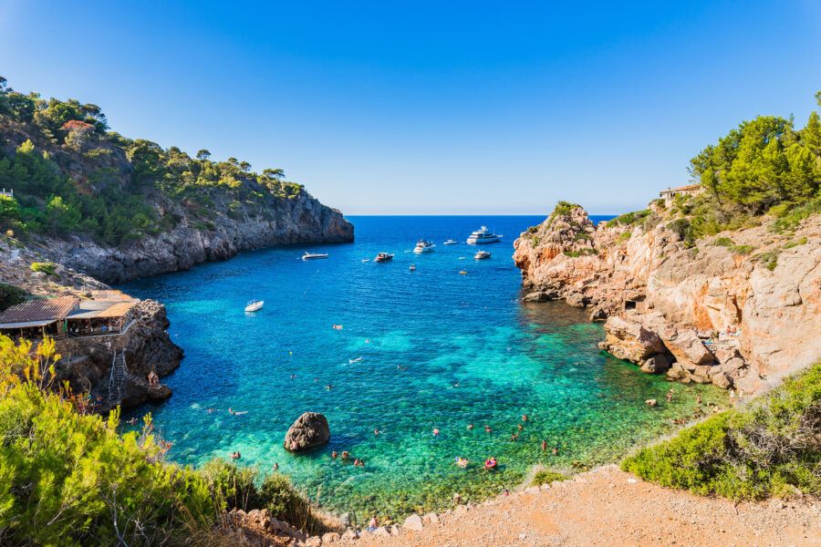 Deia Mallorca Cala Deia turkizno morje