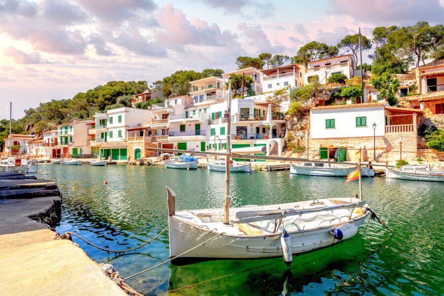 Santanyi Mallorca kamnite hiše umetniško mesto