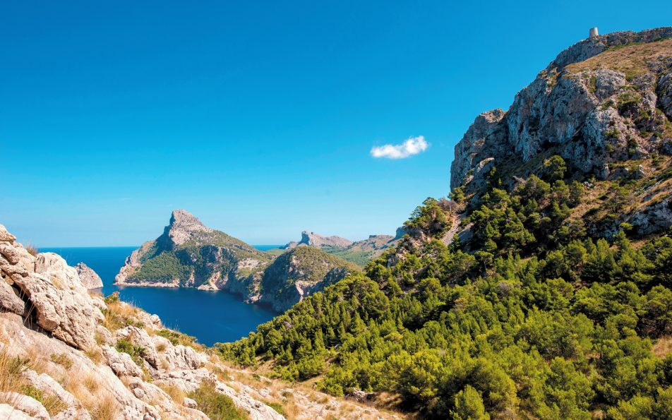 Razgled iz Mirador de Sa Creueta, Mallorca