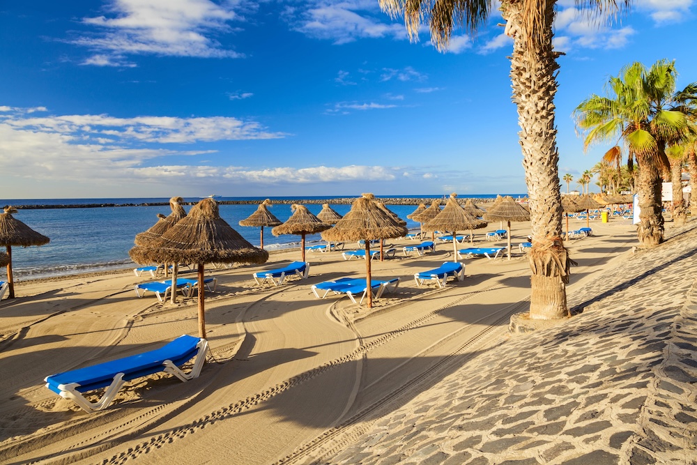 Plaža na Tenerife – idealna destinacija za celoletne sončne počitnice