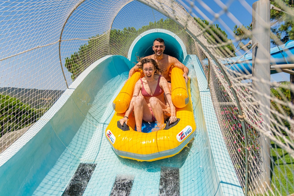 X-trem Mountain water coaster v Water World Lloret de Mar
